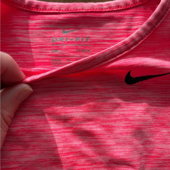 Nike Kids Long Sleeve Tees - Coral and Navy Set of 2 - Picture 3 of 5